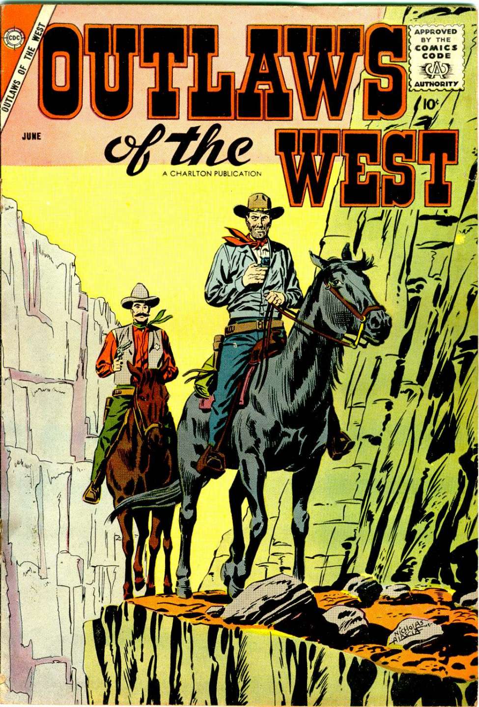 Comic Book Cover For Outlaws of the West 15