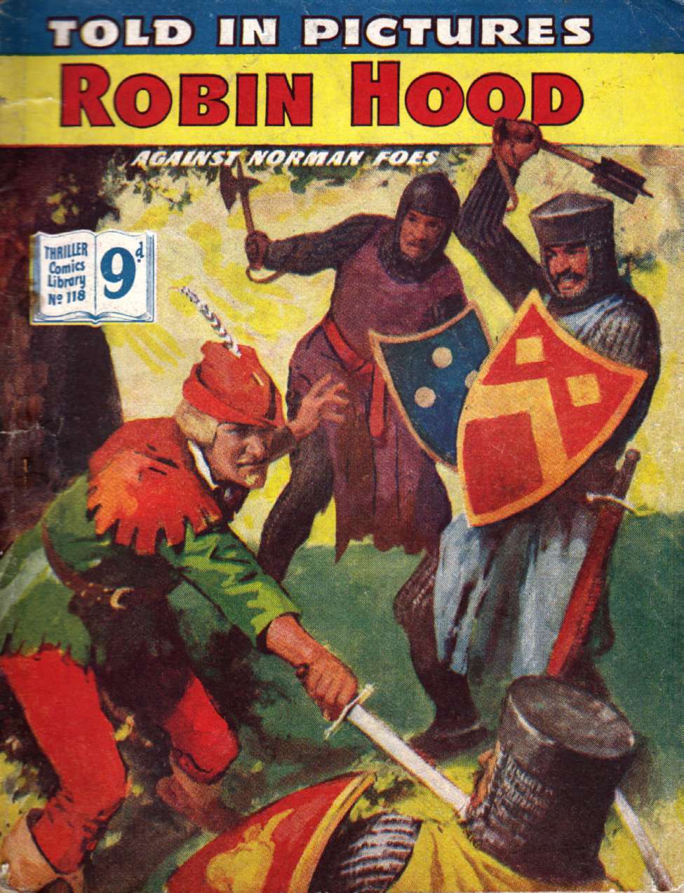 Book Cover For Thriller Comics Library 118 - Robin Hood Against Norman Foes