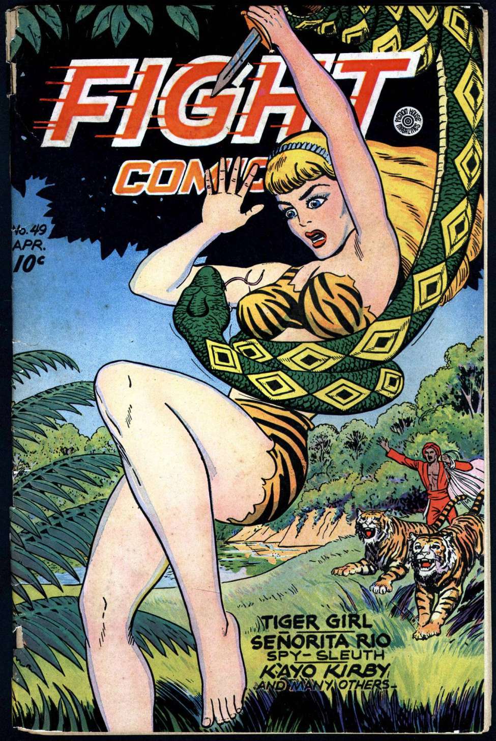 Comic Book Cover For Fight Comics 49