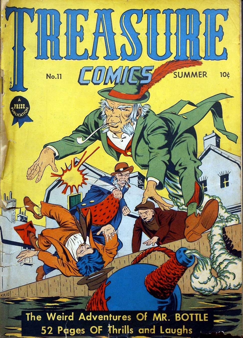Comic Book Cover For Treasure Comics 11 (alt) - Version 2
