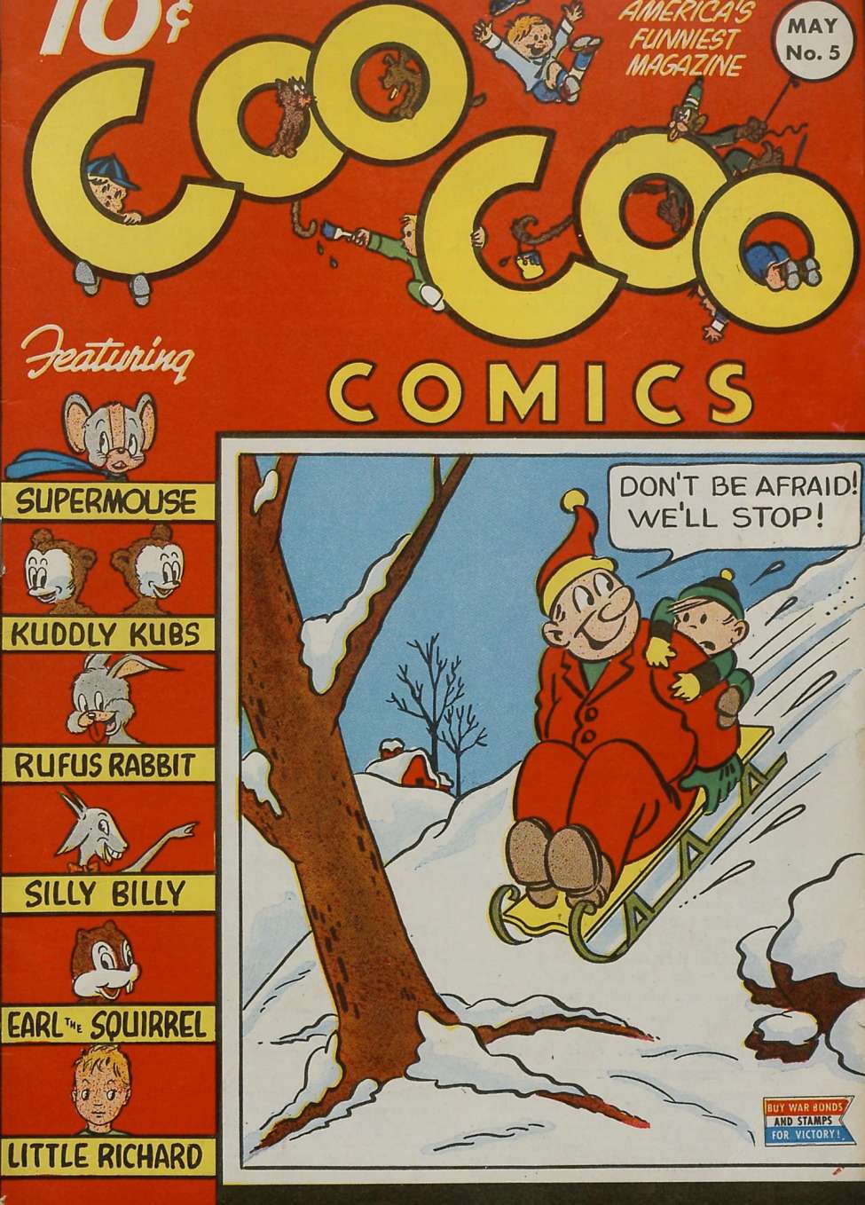 Comic Book Cover For Coo Coo Comics 5