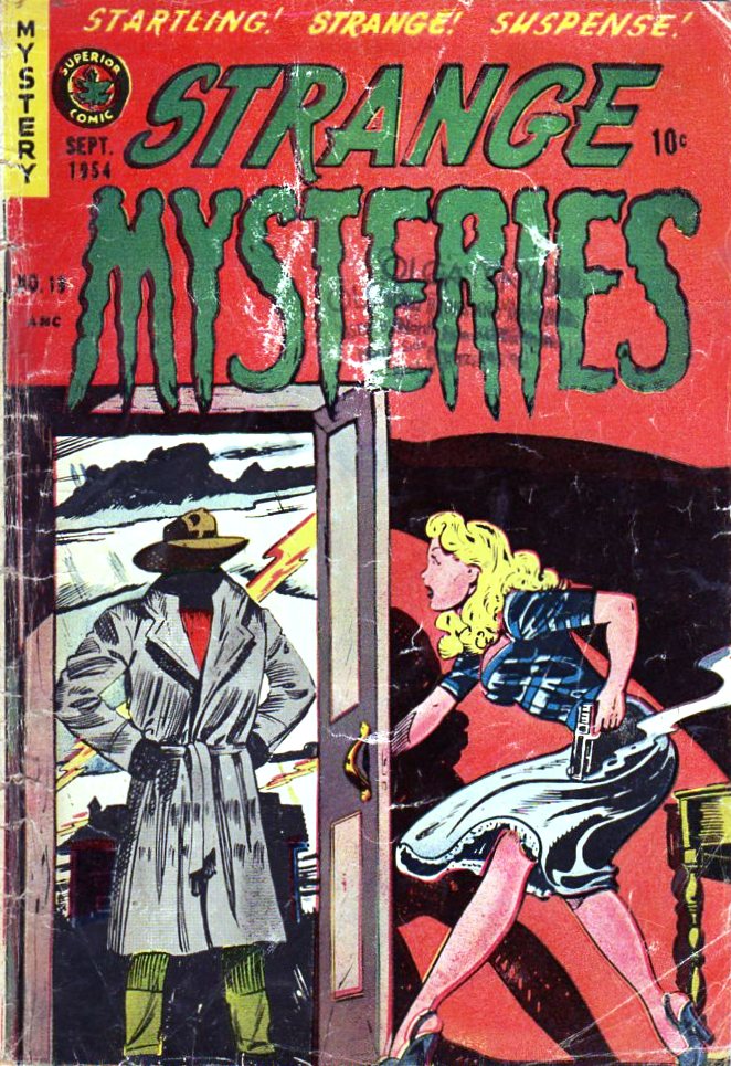 Book Cover For Strange Mysteries 19