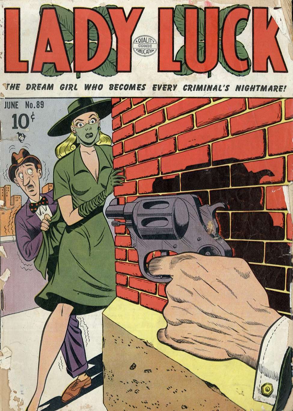 Comic Book Cover For Lady Luck 89