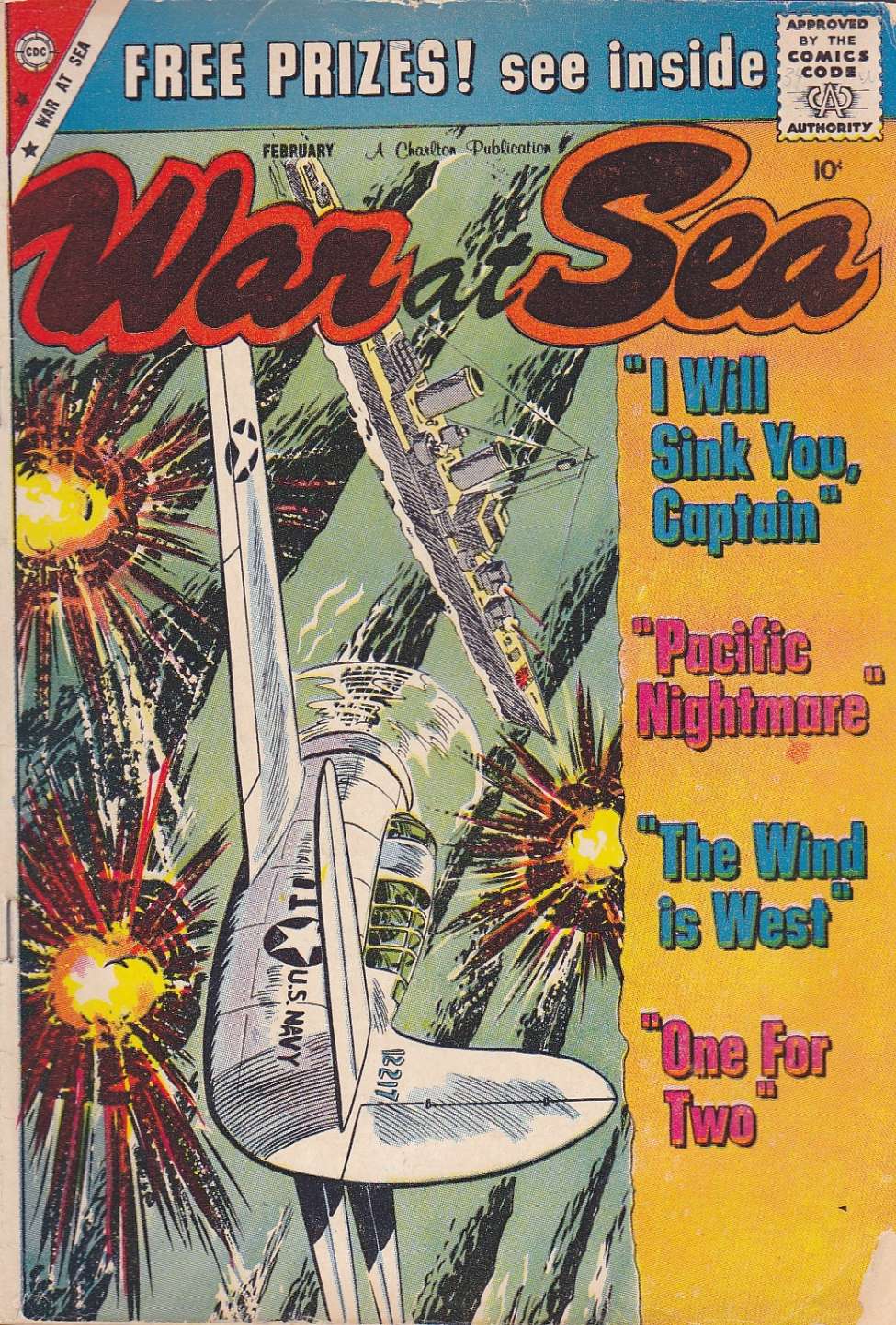 Comic Book Cover For War at Sea 34