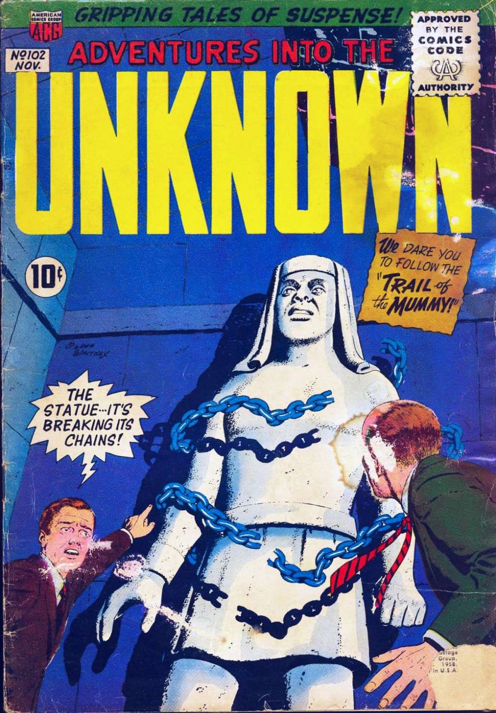 Book Cover For Adventures into the Unknown 102