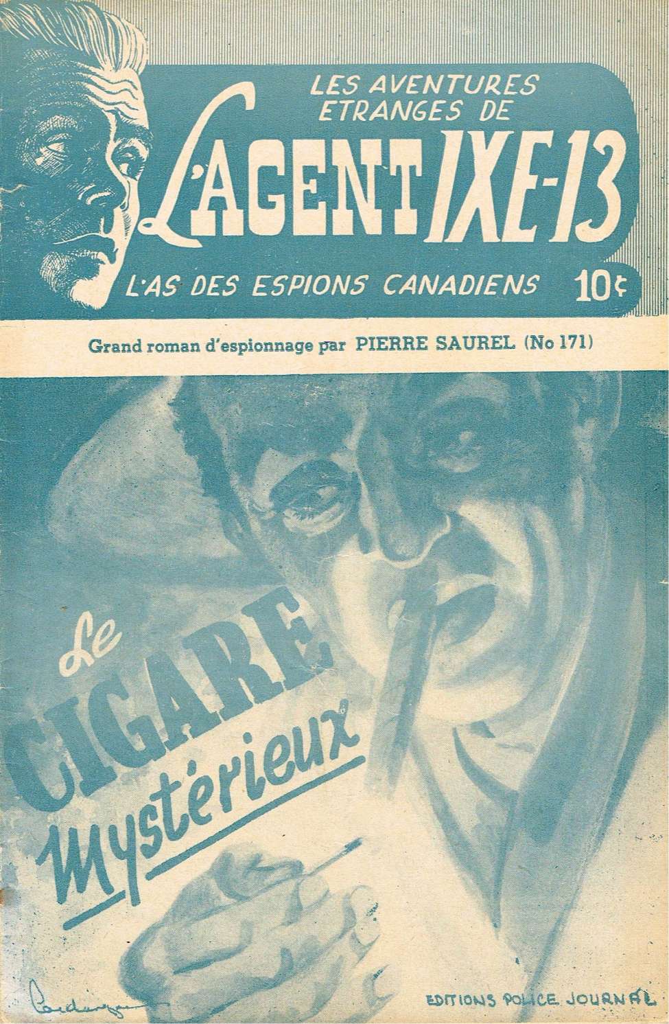 Comic Book Cover For L'Agent IXE-13 v2 171 - Le cigare mystérieux