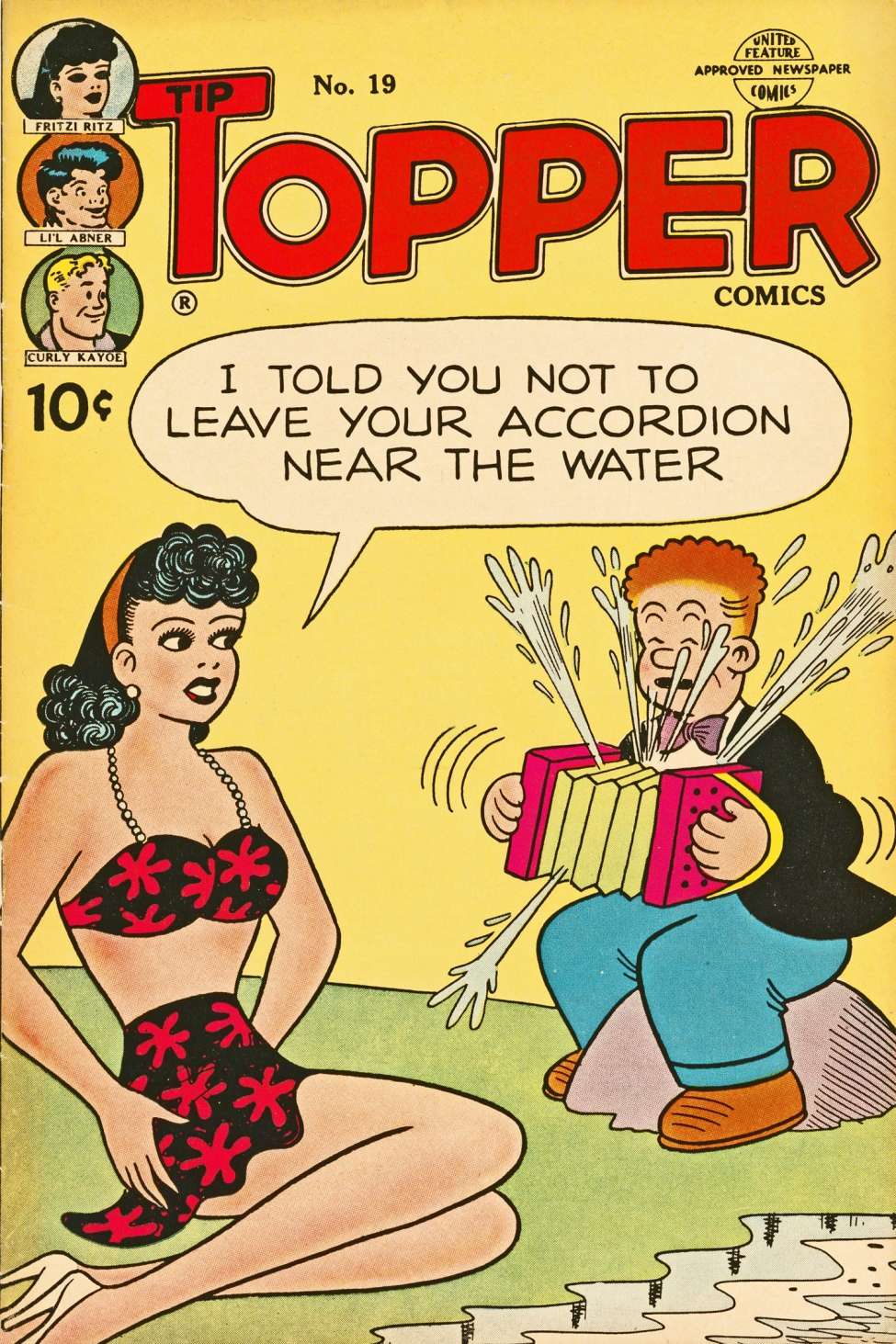 Book Cover For Tip Topper Comics 19