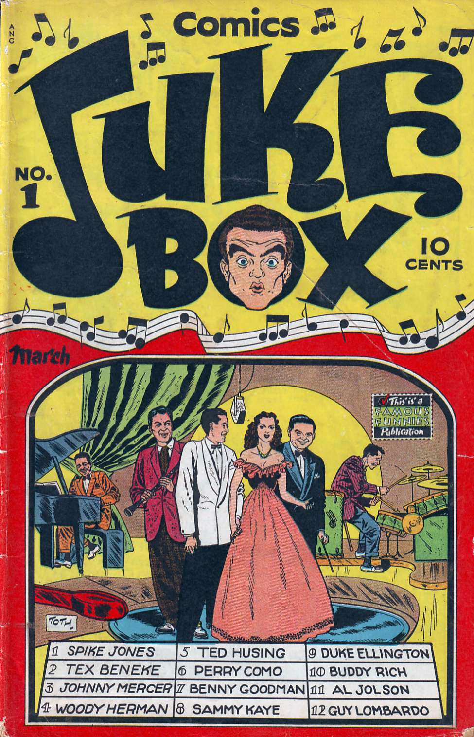 Book Cover For Juke Box Comics 1