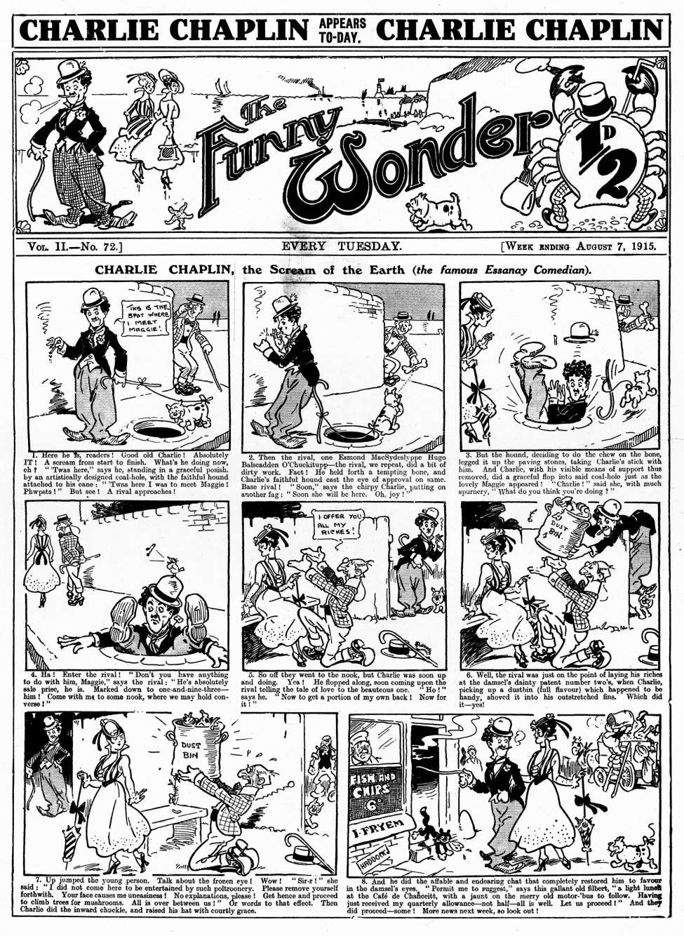 Comic Book Cover For Funny Wonder v2 72