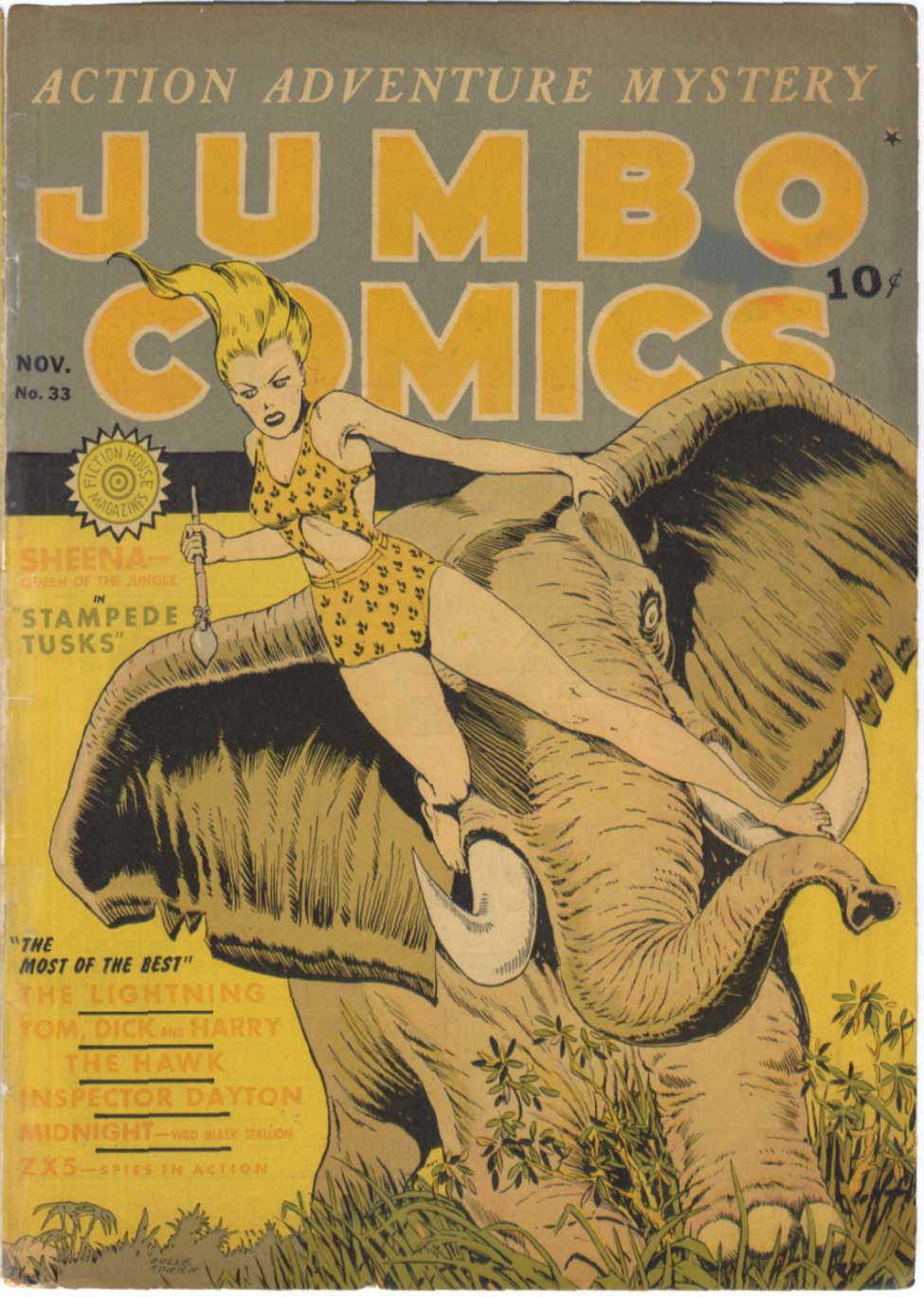 Book Cover For Jumbo Comics 33