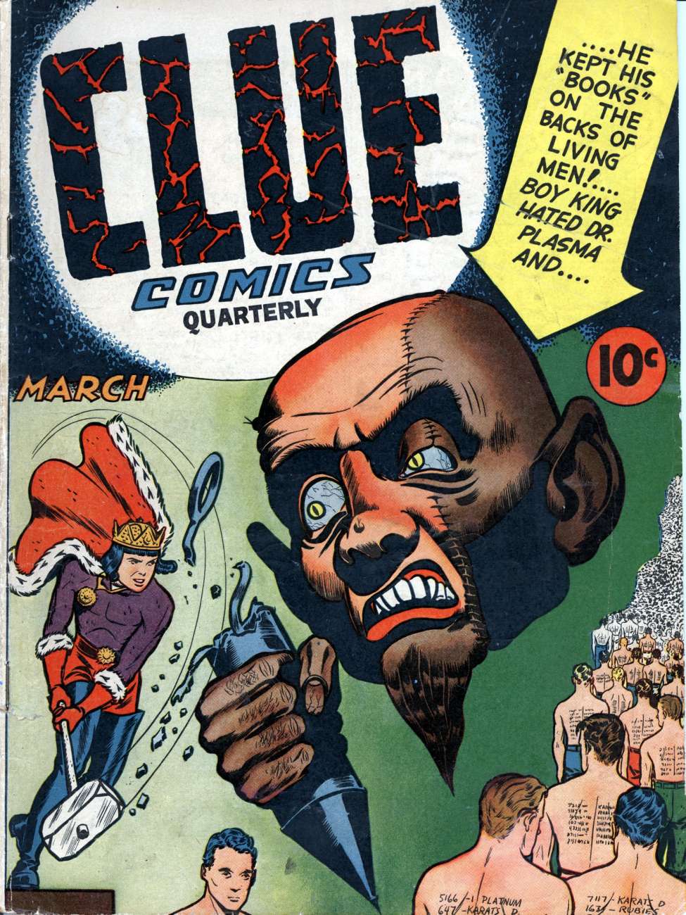 Book Cover For Clue Comics 7 (alt) - Version 2