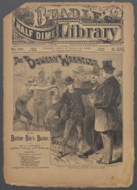 Large Thumbnail For Beadle's Half Dime Library 947 - Bowery Wrestler, the Pride of the Sixth Ward
