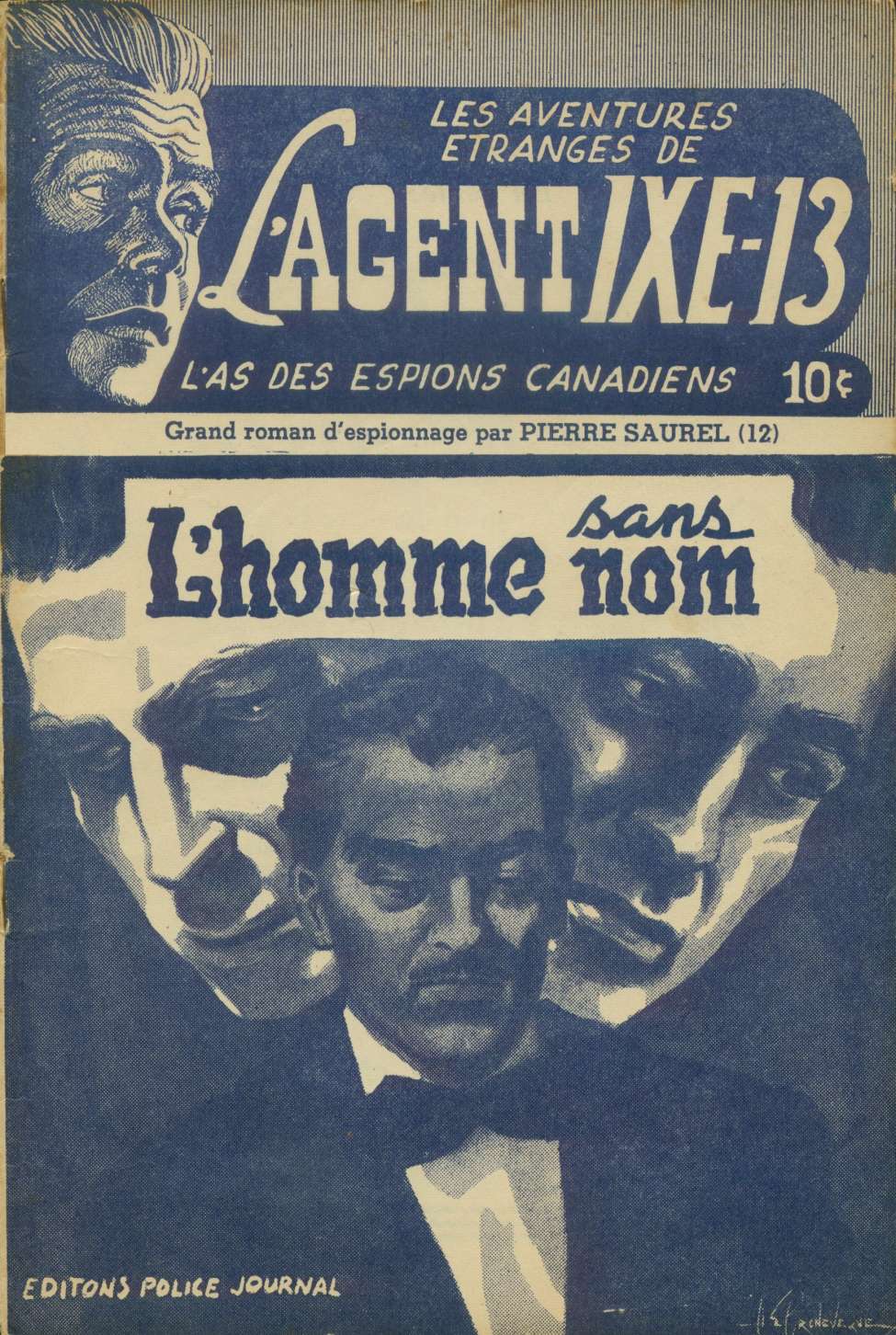 Comic Book Cover For L'Agent IXE-13 v2 12 - L'homme sans nom