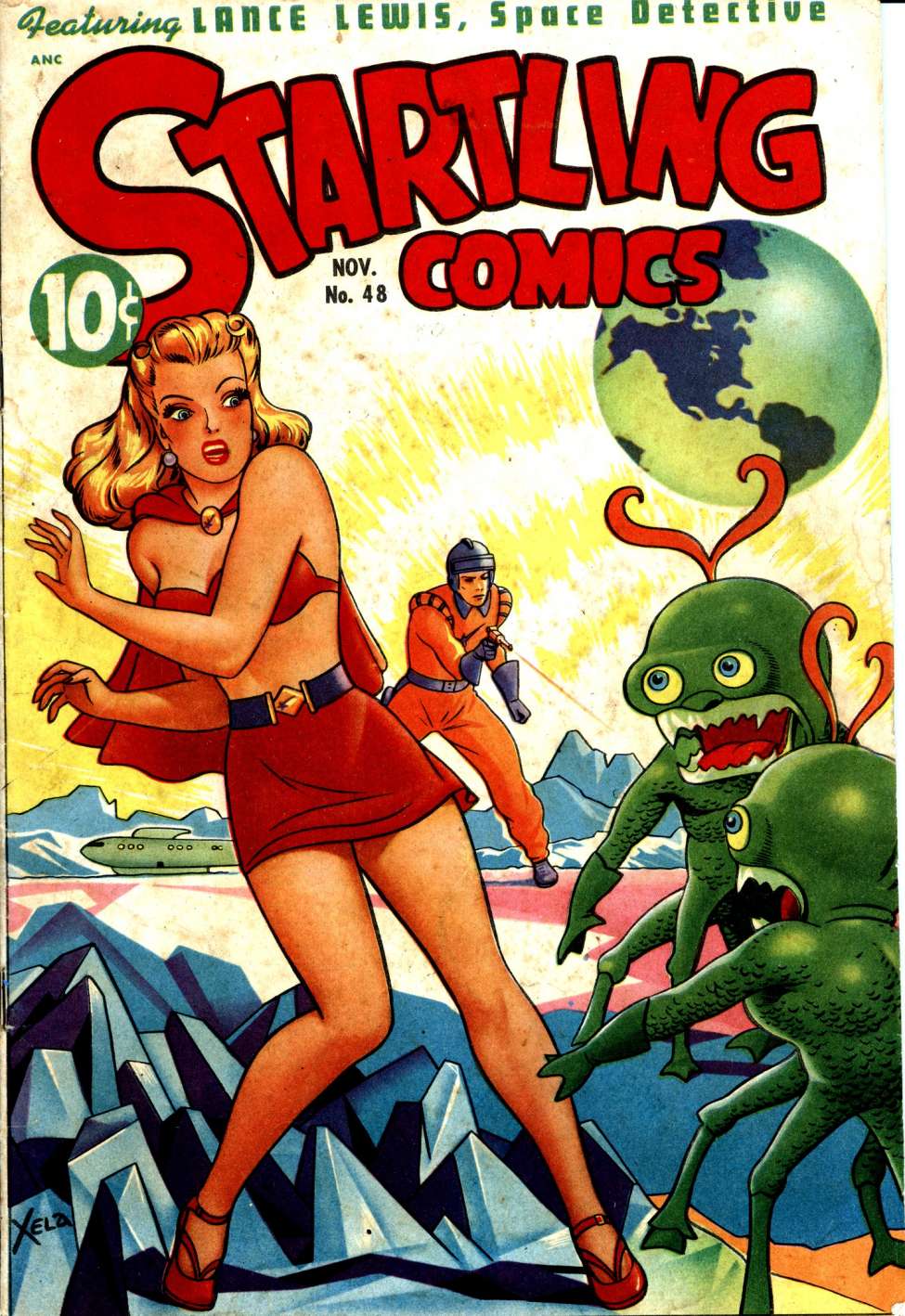 Book Cover For Startling Comics 48