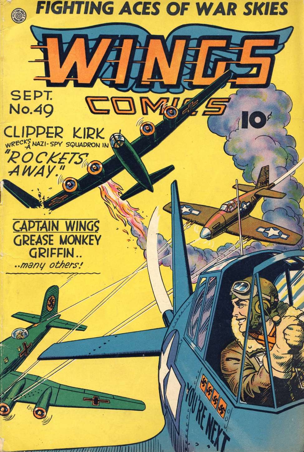 Comic Book Cover For Wings Comics 49