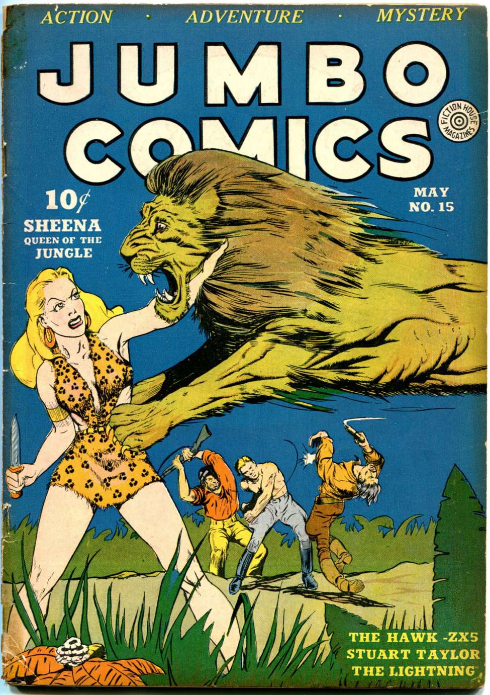 Comic Book Cover For Jumbo Comics 15