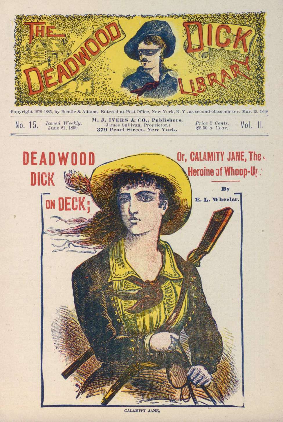 Book Cover For Deadwood Dick Library v2 15 - Deadwood Dick On Deck