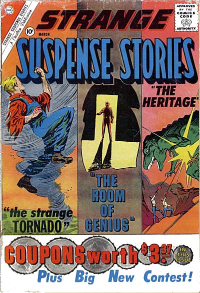 Book Cover For Strange Suspense Stories 52 - Version 1