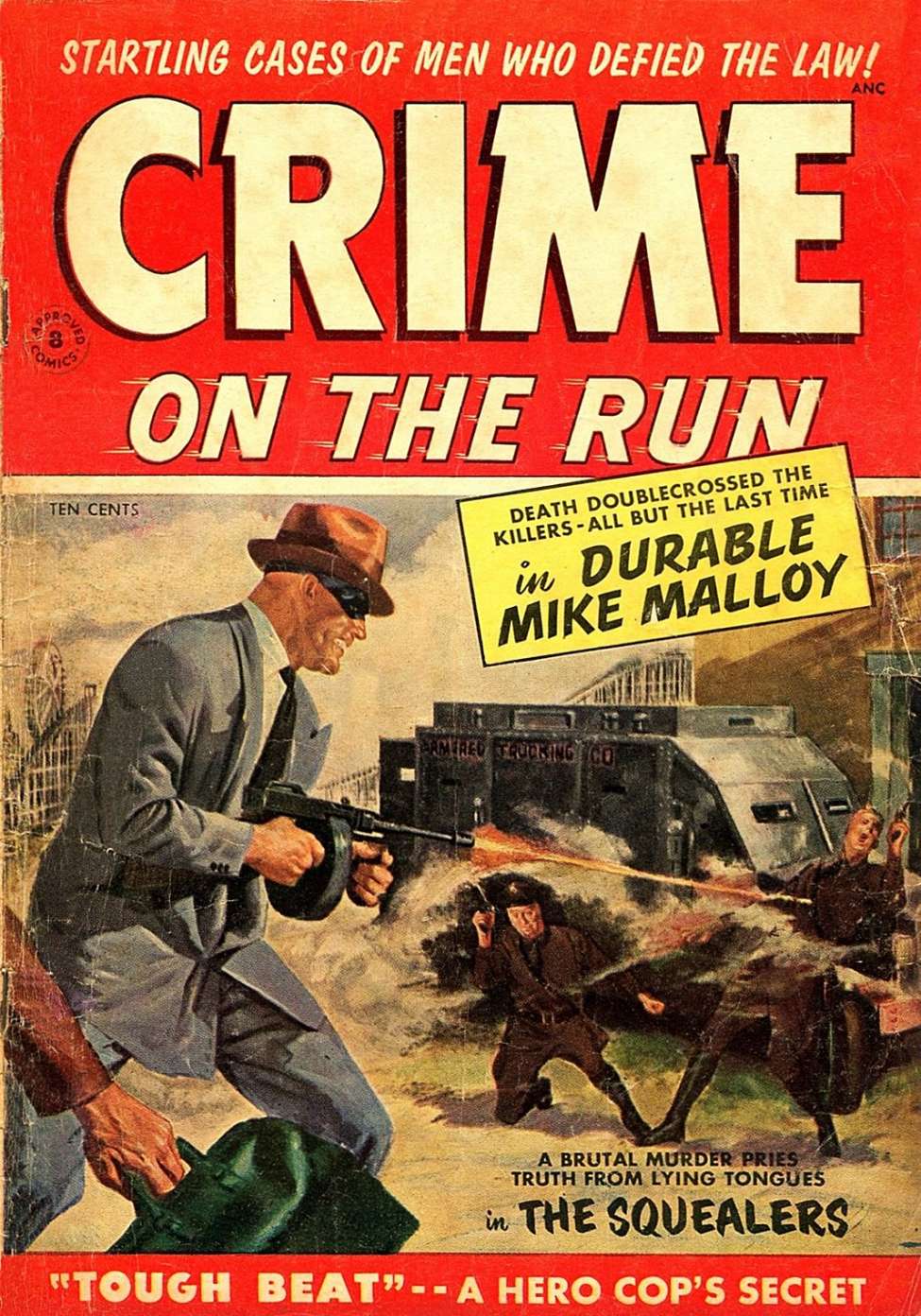 Comic Book Cover For Approved Comics 8 - Crime on the Run