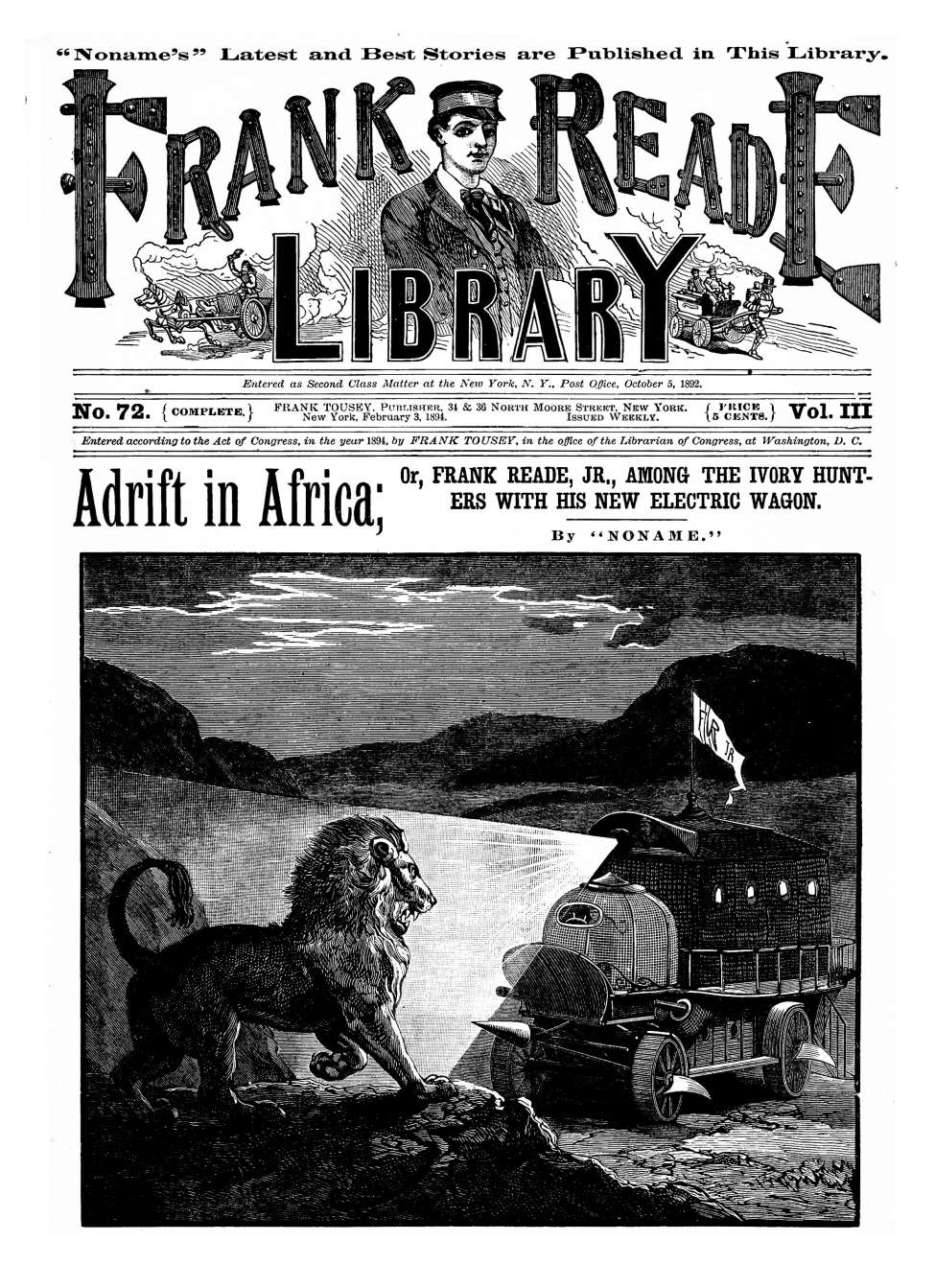 Comic Book Cover For v03 72 - Adrift in Africa
