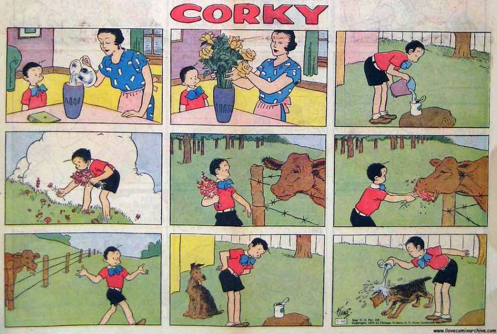 Comic Book Cover For Corky 1937