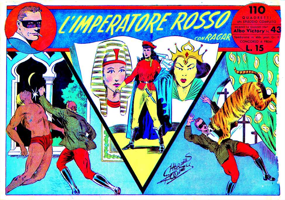 Comic Book Cover For Ragar 43 - L'Imperatore Rosso
