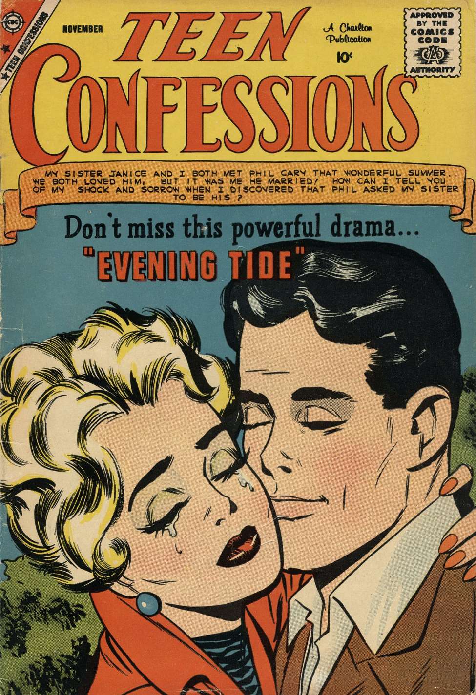 Comic Book Cover For Teen Confessions 2