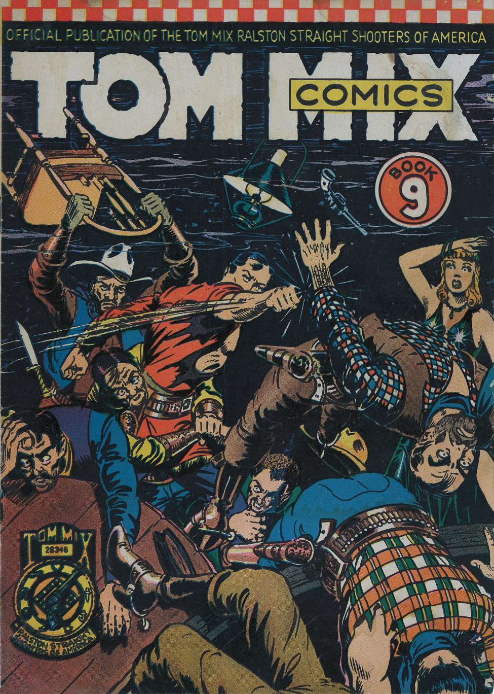 Book Cover For Tom Mix Comics 9