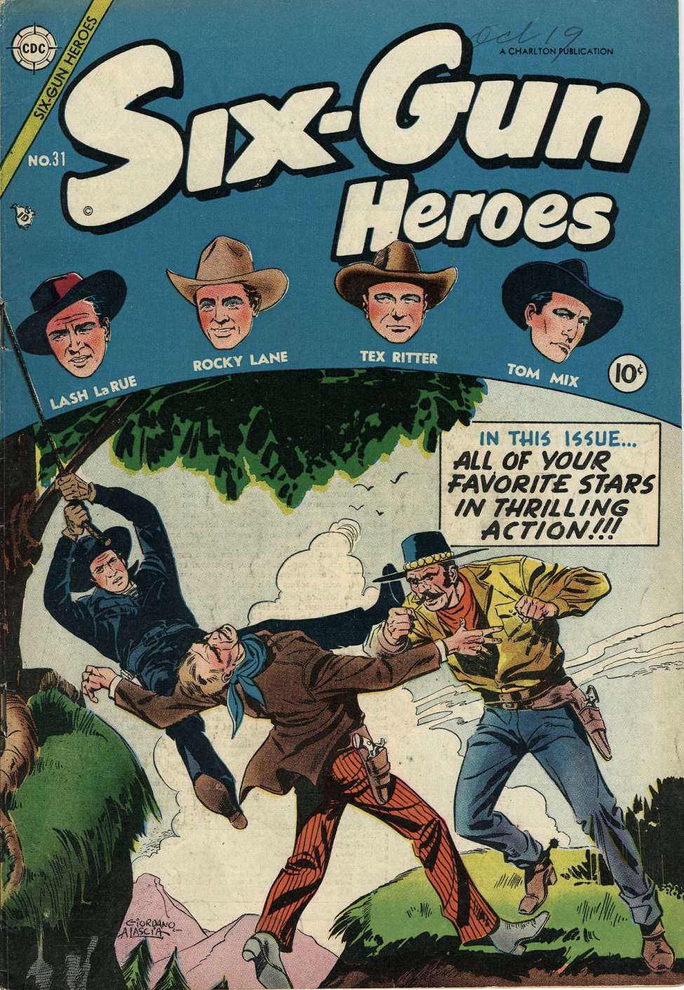 Comic Book Cover For Six-Gun Heroes 31