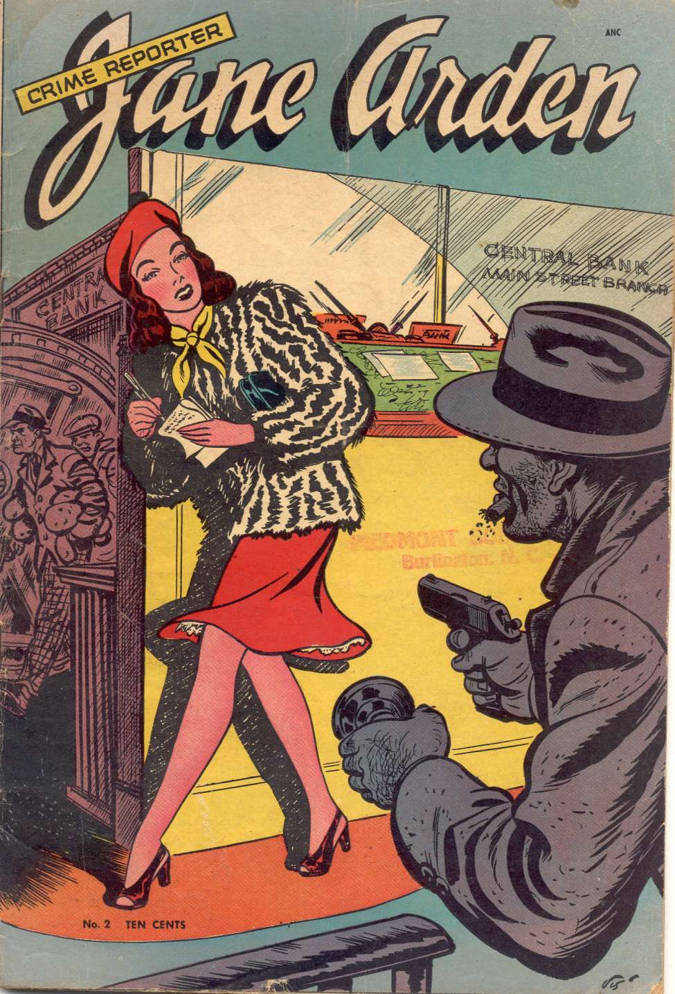 Comic Book Cover For Jane Arden 2