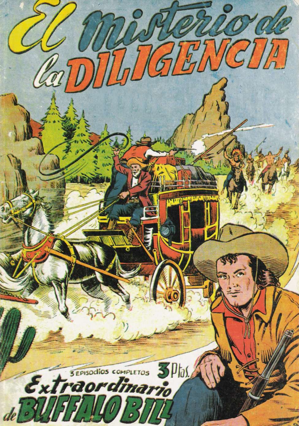 Comic Book Cover For Buffalo Bill - El Misterio de la Diligencia