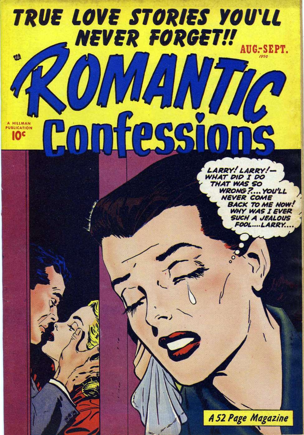 Comic Book Cover For Romantic Confessions v1 10