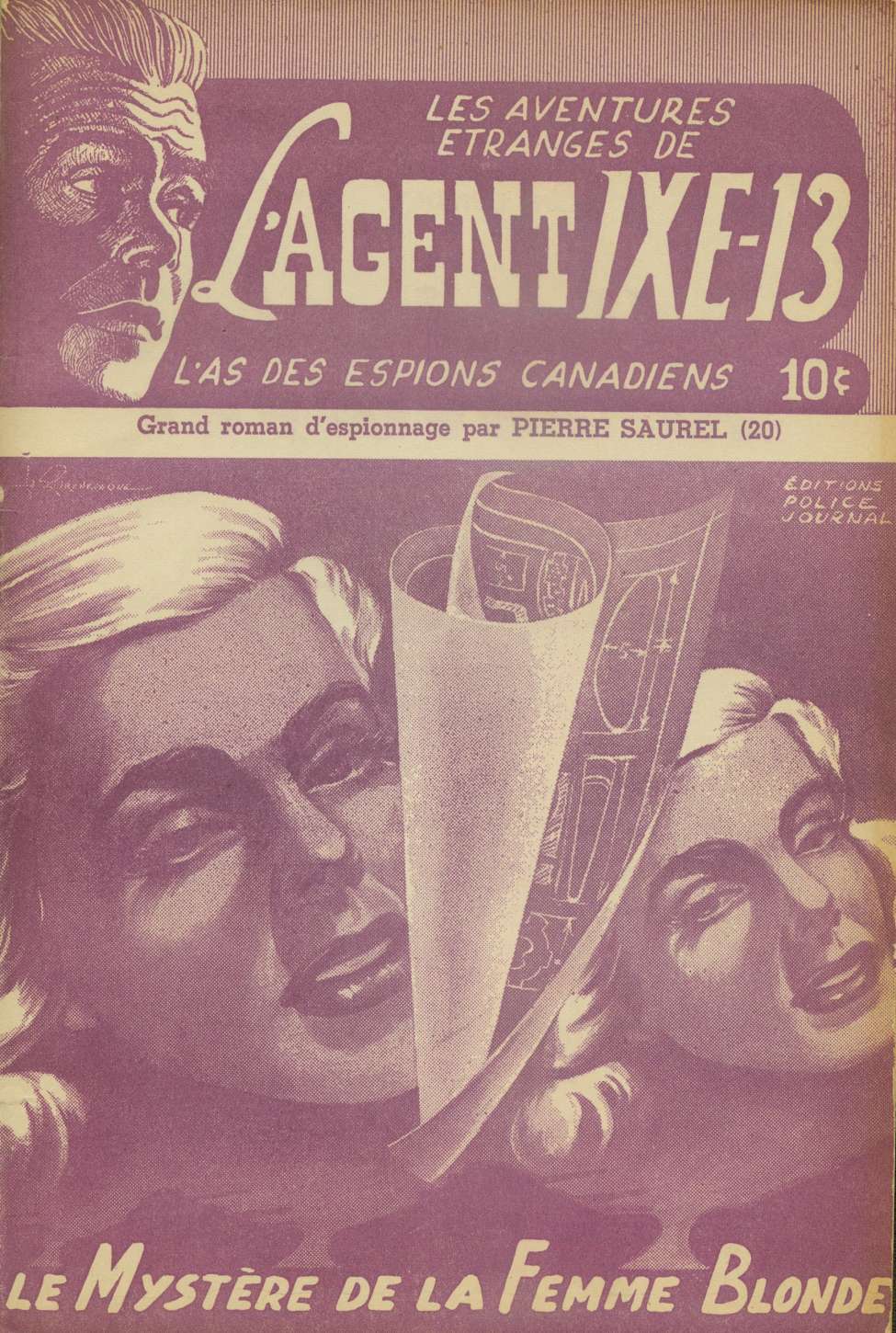 Book Cover For L'Agent IXE-13 v2 20 - Le mystère de la femme blonde