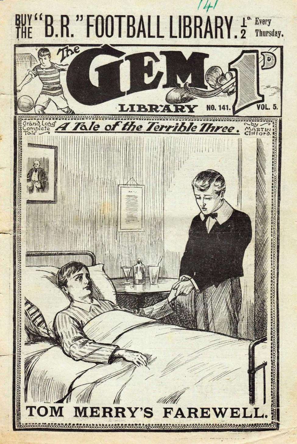 Comic Book Cover For The Gem v2 141 - A Shadow in the School