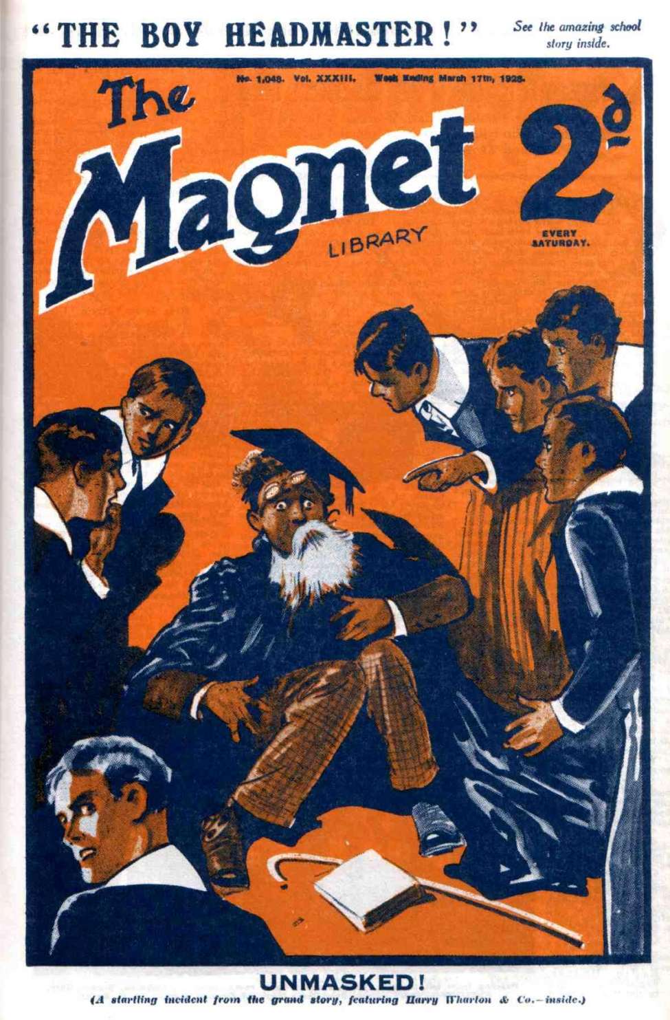 Book Cover For The Magnet 1048 - The Boy Headmaster!