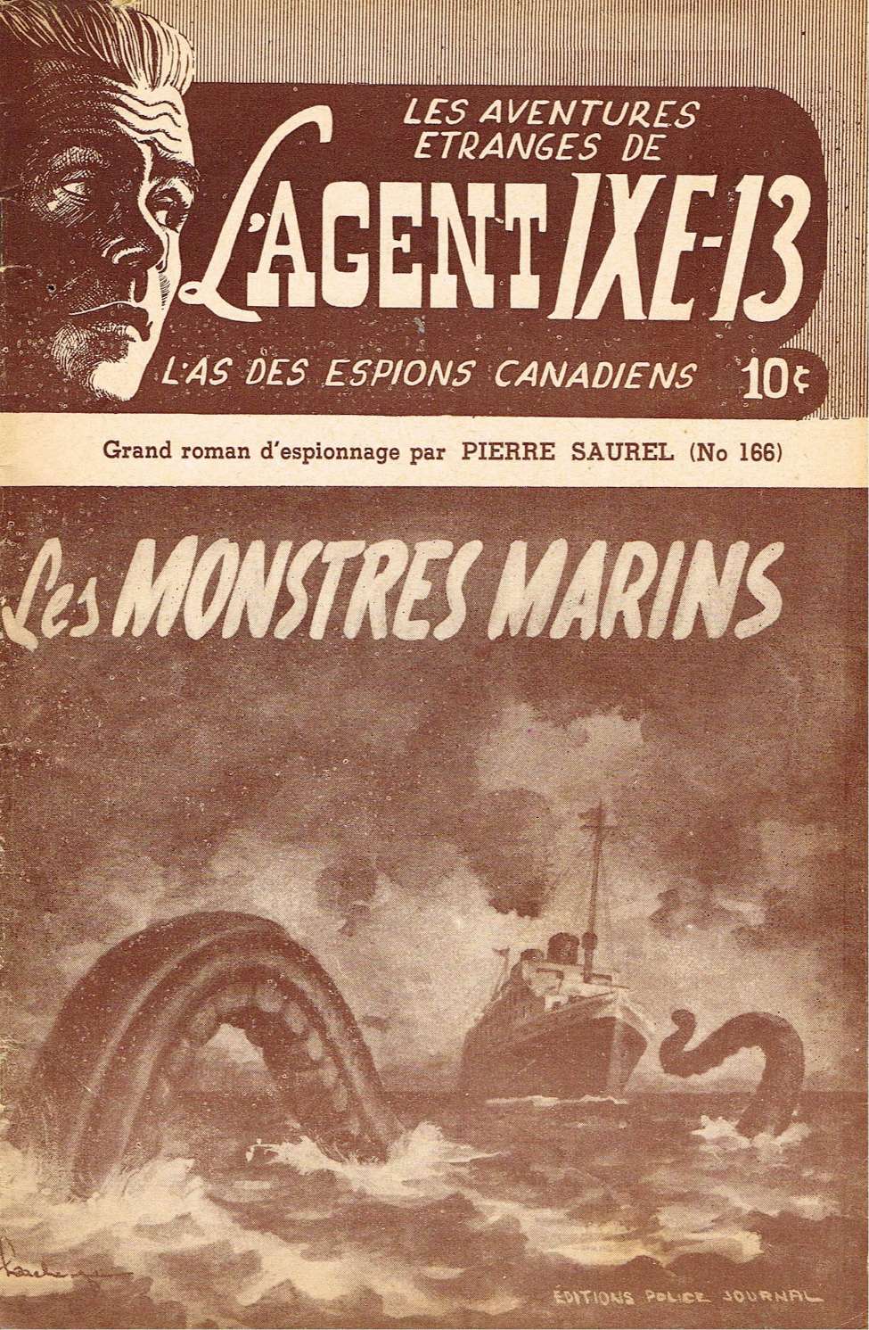 Book Cover For L'Agent IXE-13 v2 166 - Les monstres marins