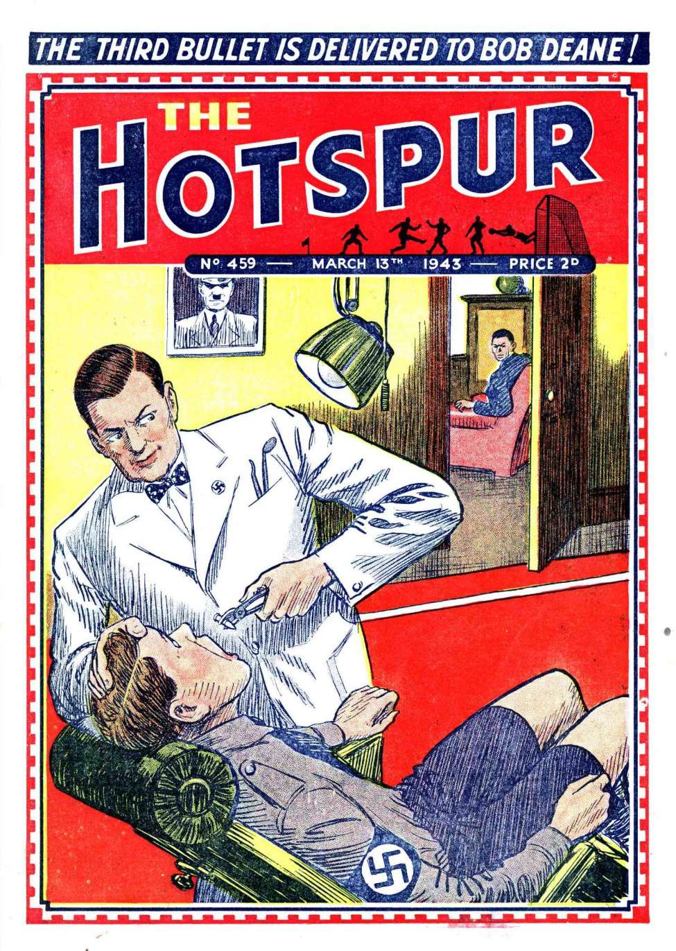 Comic Book Cover For The Hotspur 459
