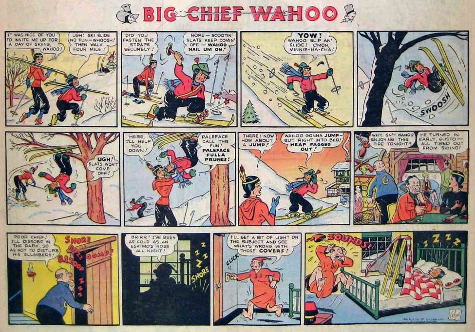 Book Cover For Big Chief Wahoo 1939