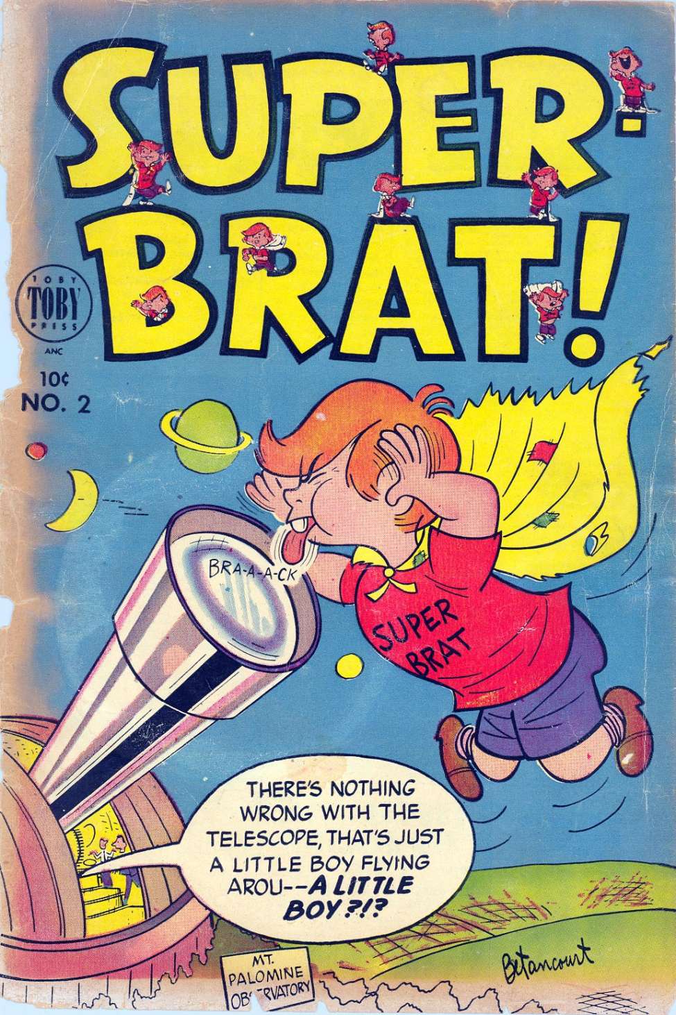 Comic Book Cover For Super-Brat 2
