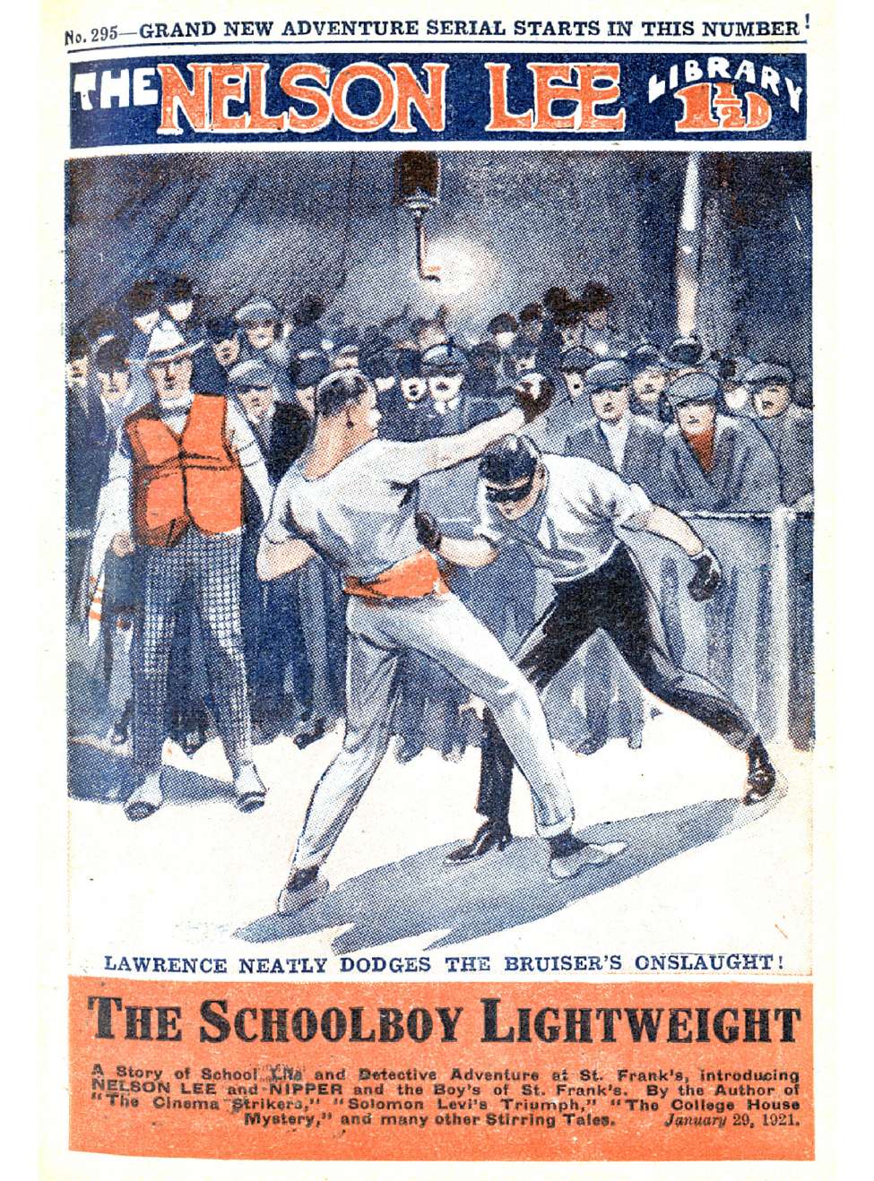 Comic Book Cover For Nelson Lee Library s1 295 - The Schoolboy Lightweight