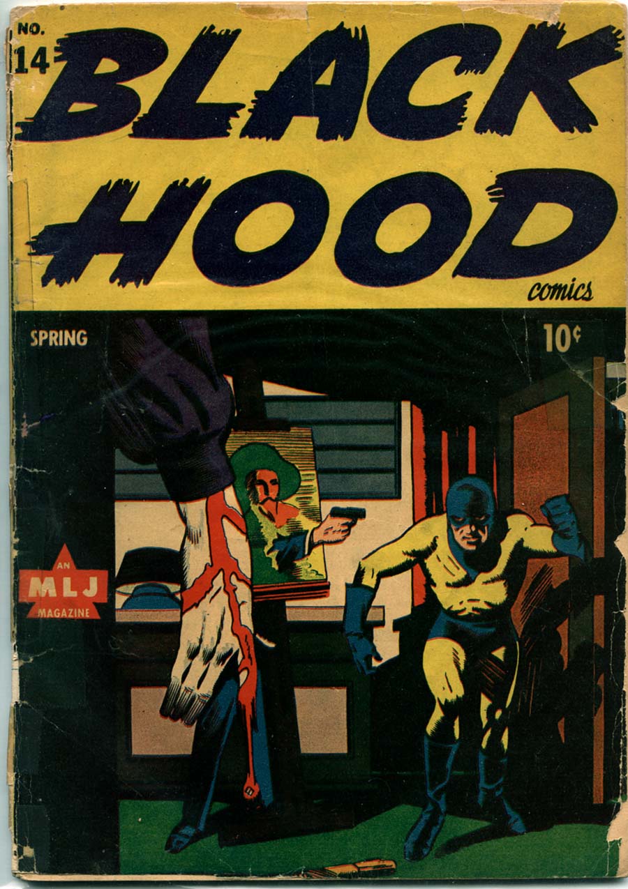 Book Cover For Black Hood Comics 14