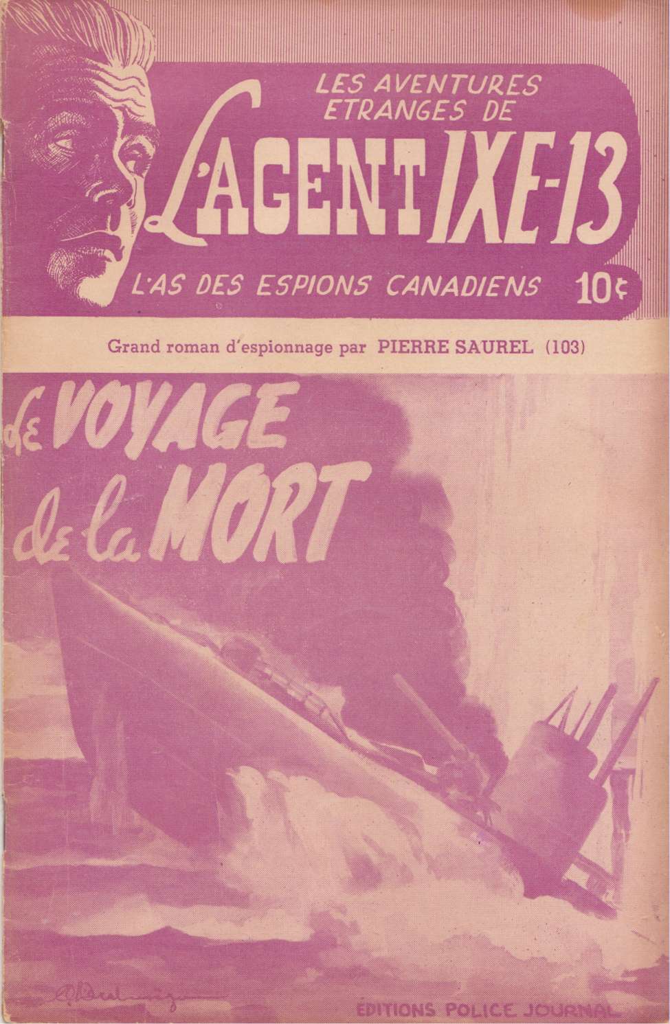 Comic Book Cover For L'Agent IXE-13 v2 103 - Le voyage de la mort