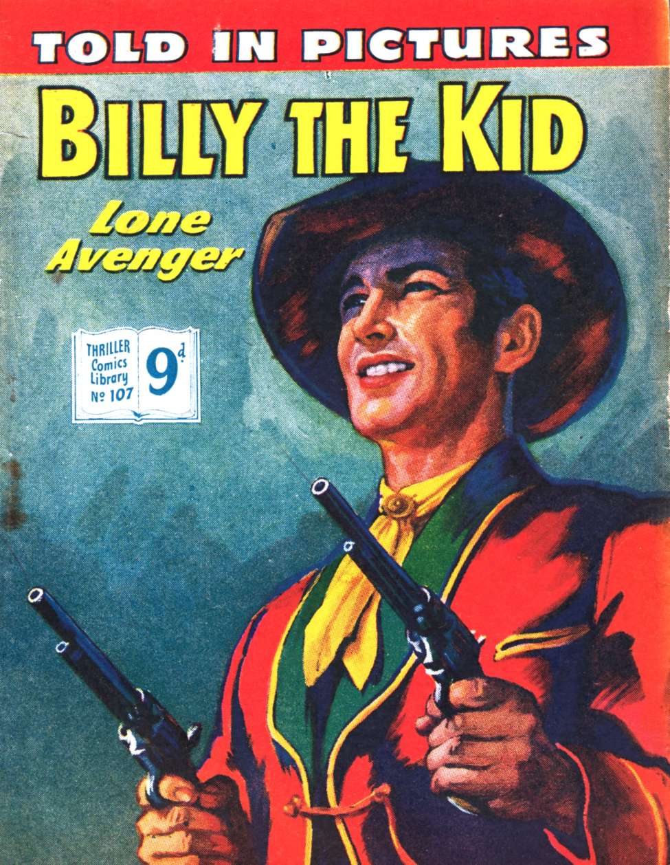Book Cover For Thriller Comics Library 107 - Billy the Kid Lone Avenger