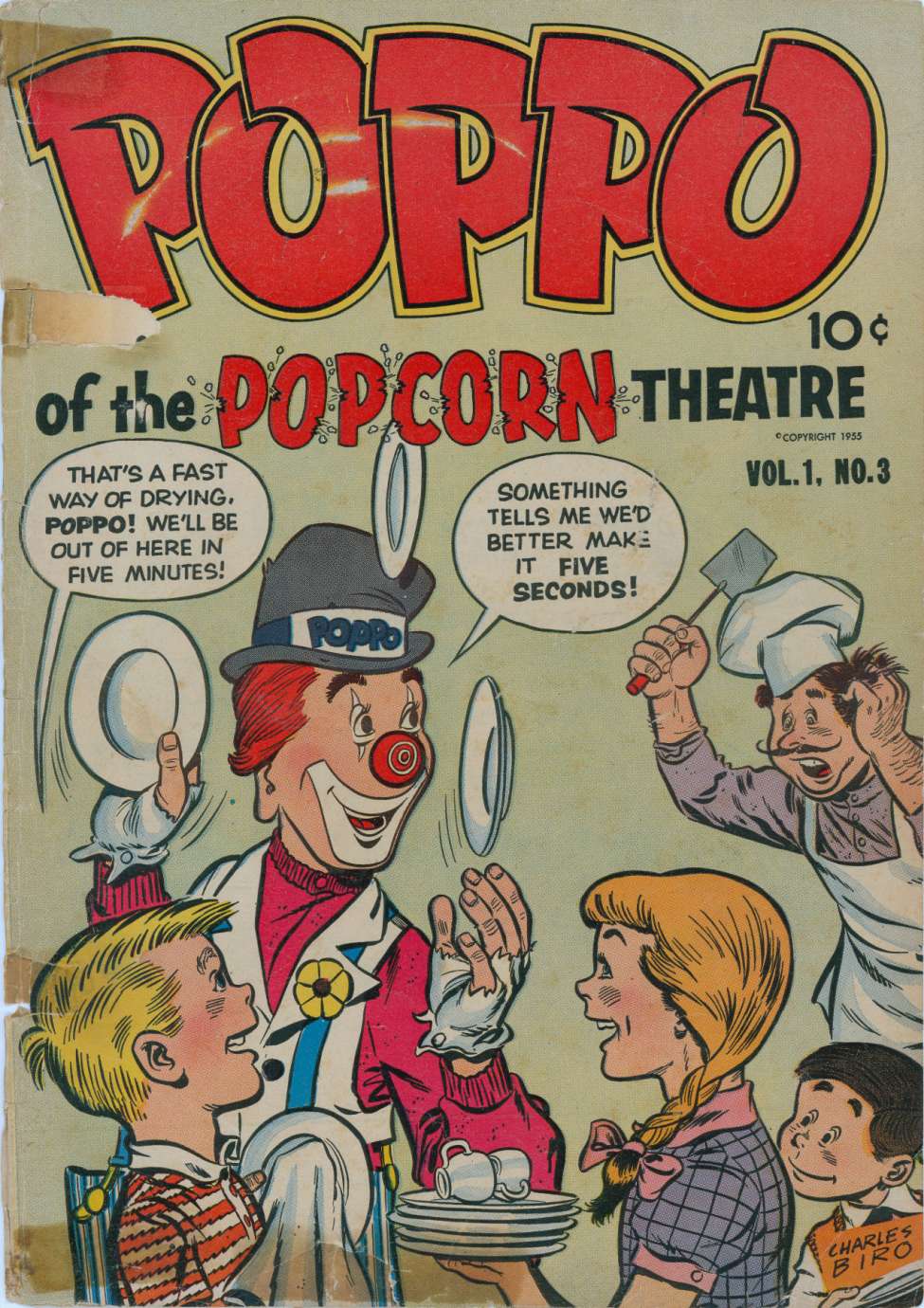 Comic Book Cover For Poppo of the Popcorn Theatre 3