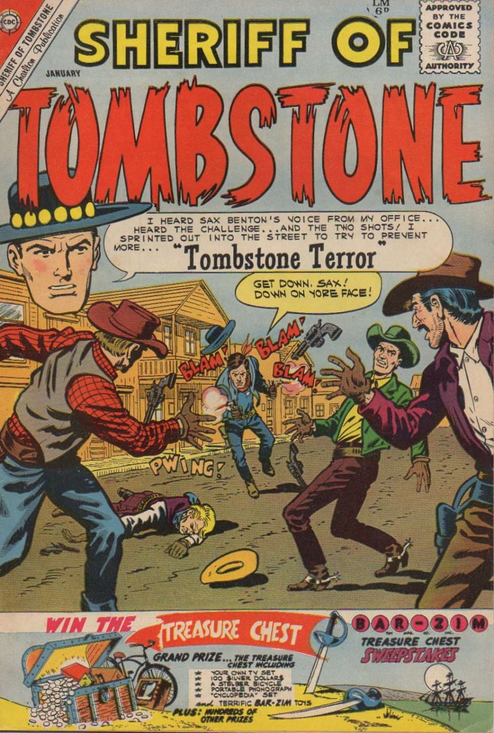 Comic Book Cover For Sheriff of Tombstone 13