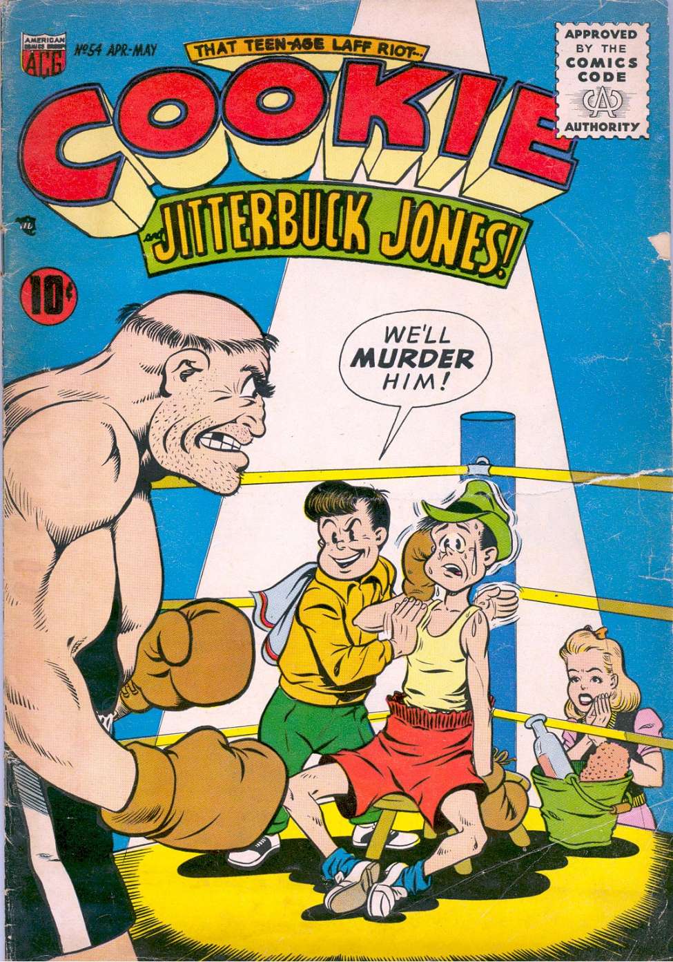 Comic Book Cover For Cookie 54