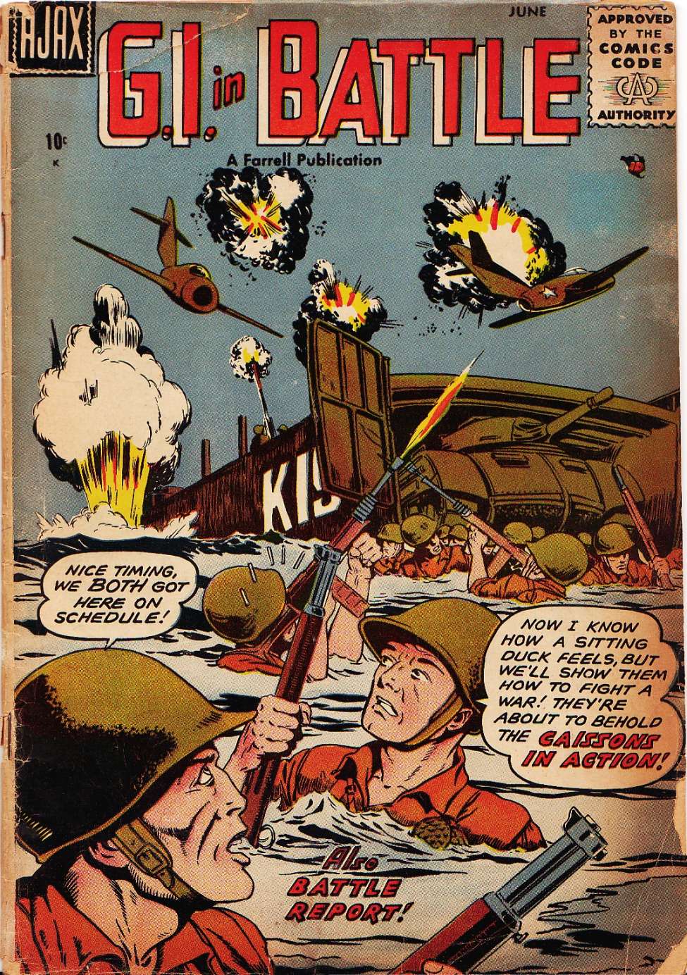 Comic Book Cover For G. I. in Battle 2