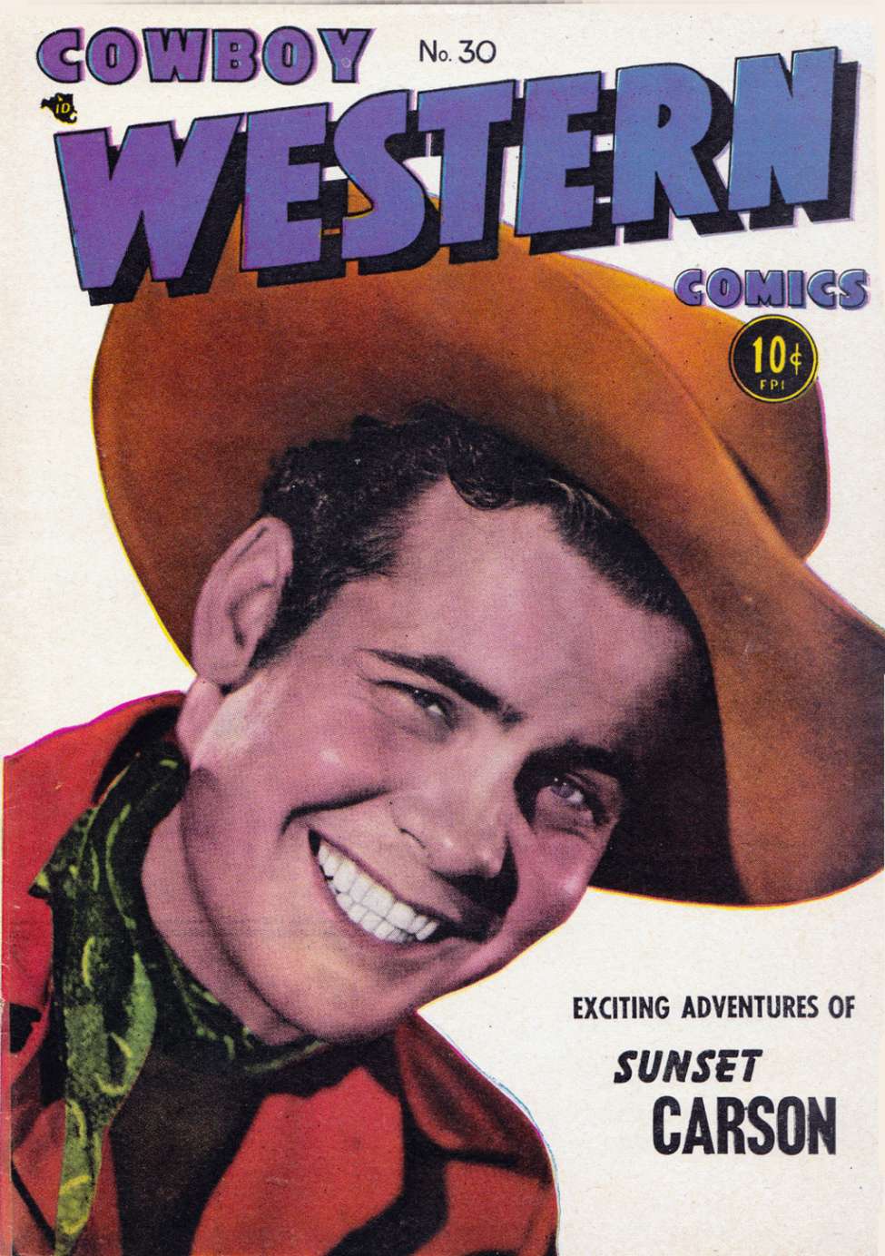 Comic Book Cover For Cowboy Western 30