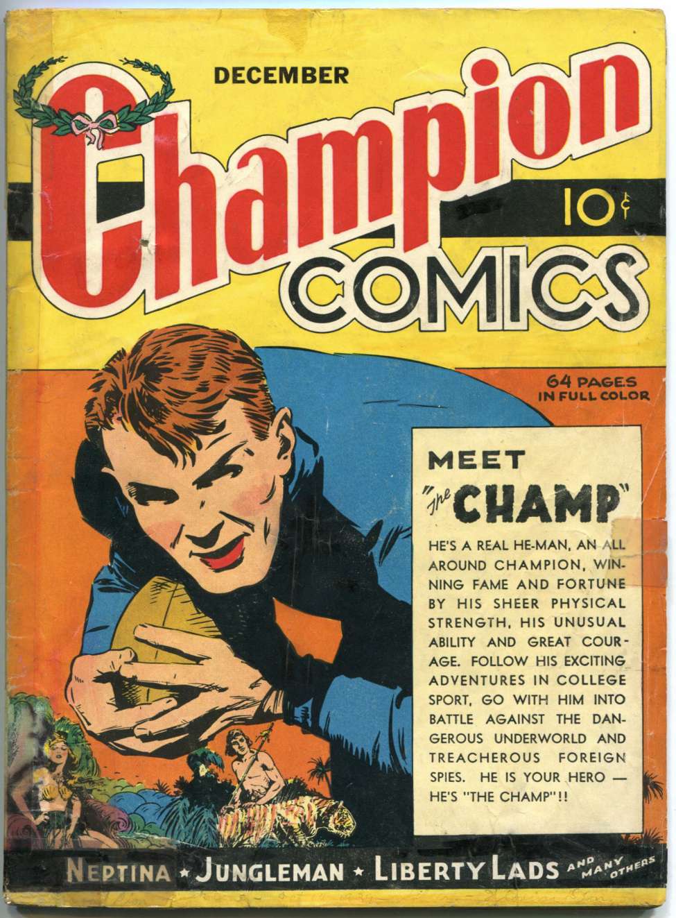 Comic Book Cover For Champion Comics 2