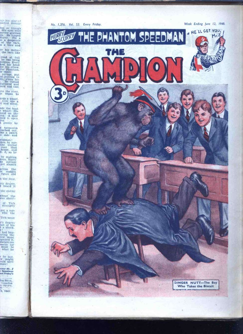 Comic Book Cover For The Champion 1376